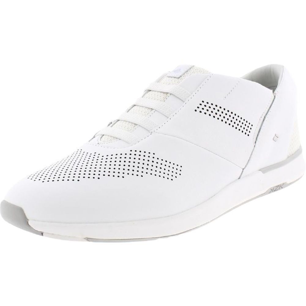 Kizik Womens Atlanta White Leather Casual and Fashion Sneakers Shoes NWT